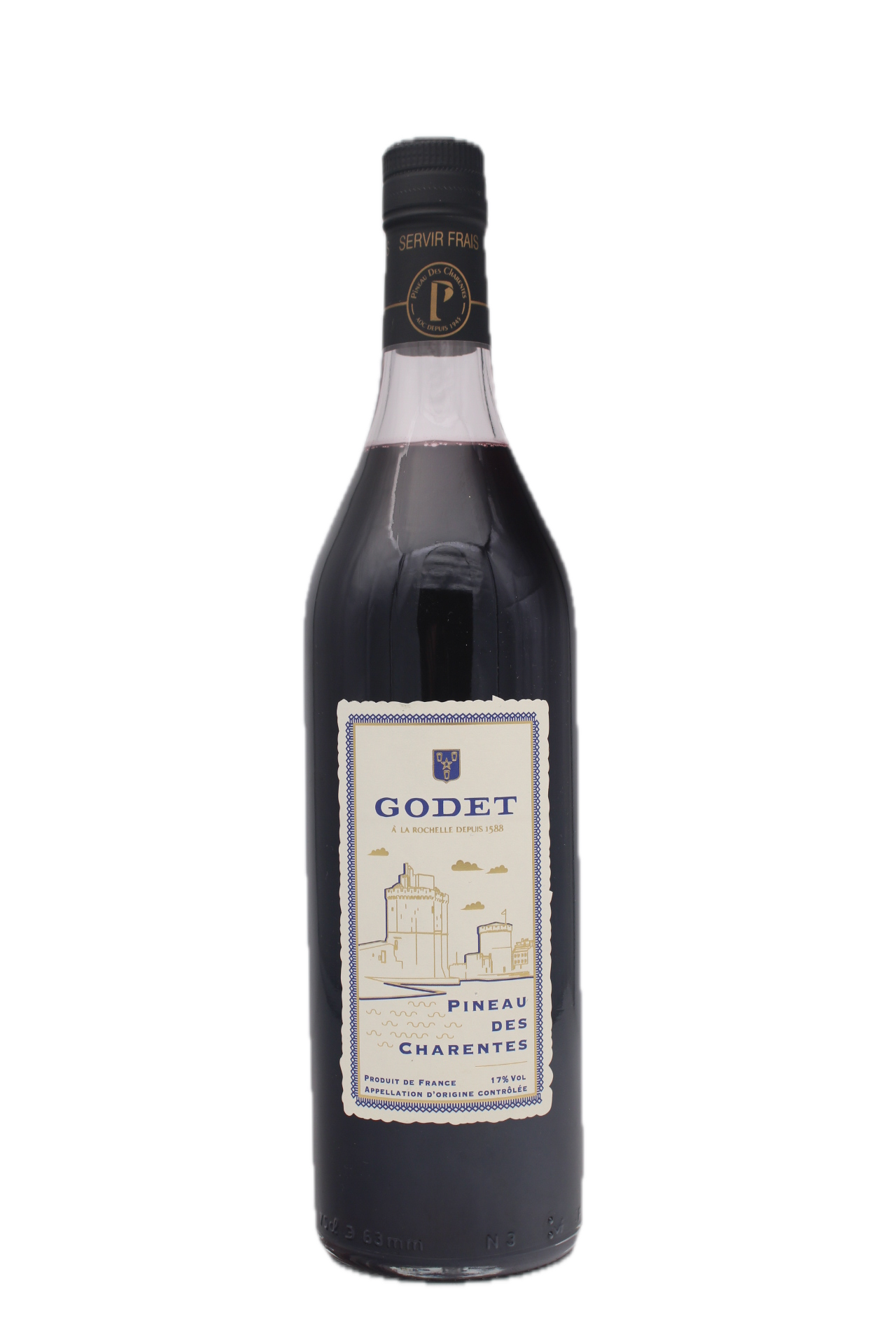 godet pineau rouge