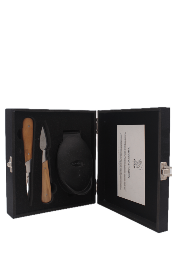 Laguiole Oestermessen Olive Wood