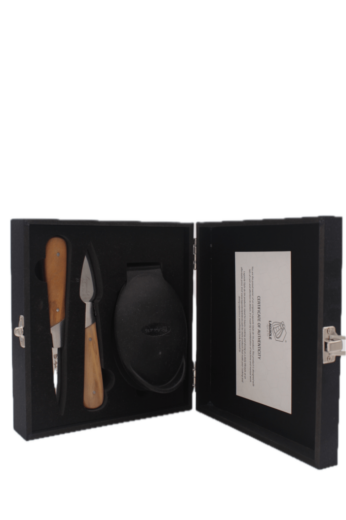 Laguiole Oestermessen Olive Wood