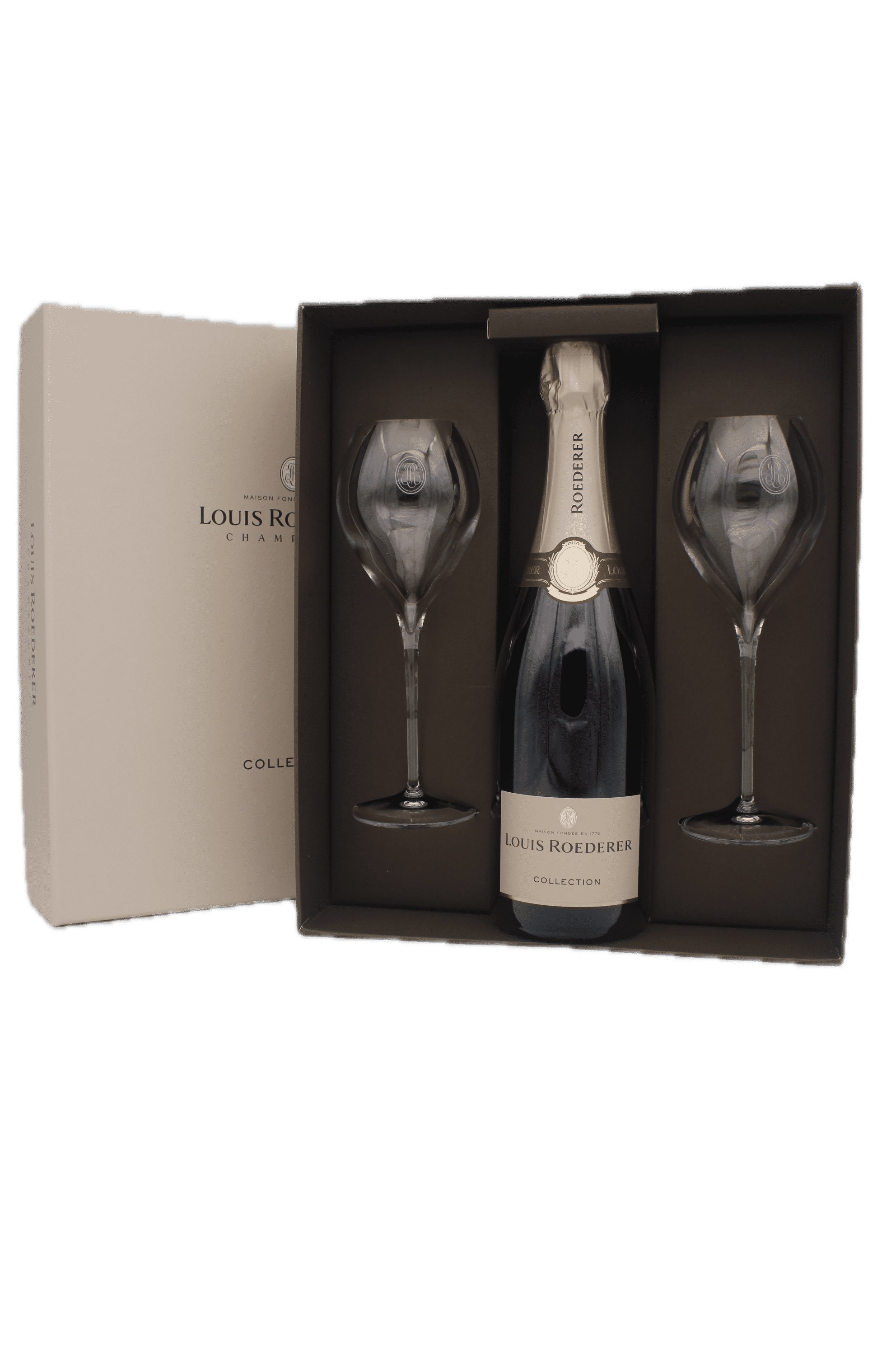 Louis Roederer - Collection Giftpack met 2 flutes