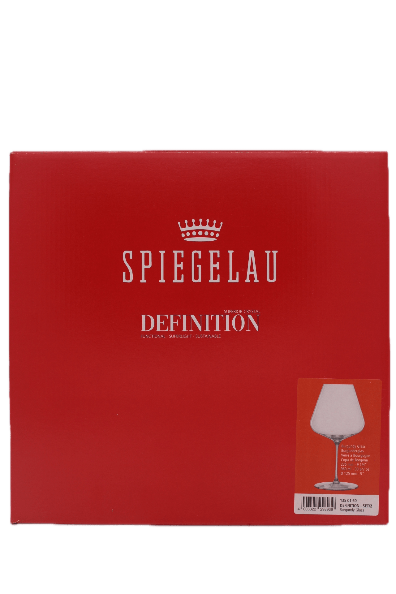 Spiegelau Definition Burgundy | 2 glazen