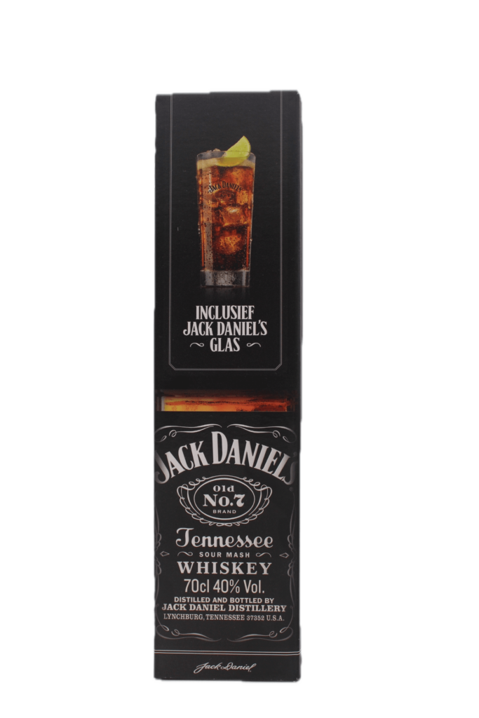Kadopakket Jack Daniel's met glas