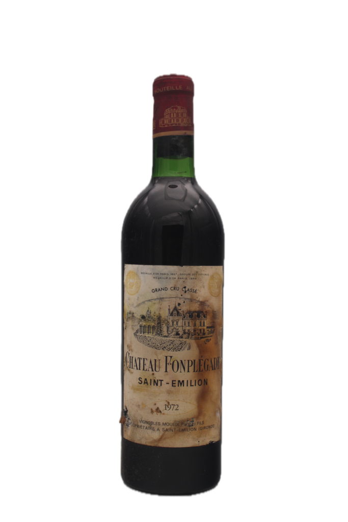 Château Fonplégade Grand Cru Classe 1972 Damaged Label