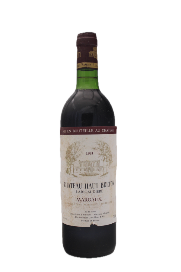 Château Haut Breton Larigaudierre - Margaux 1981