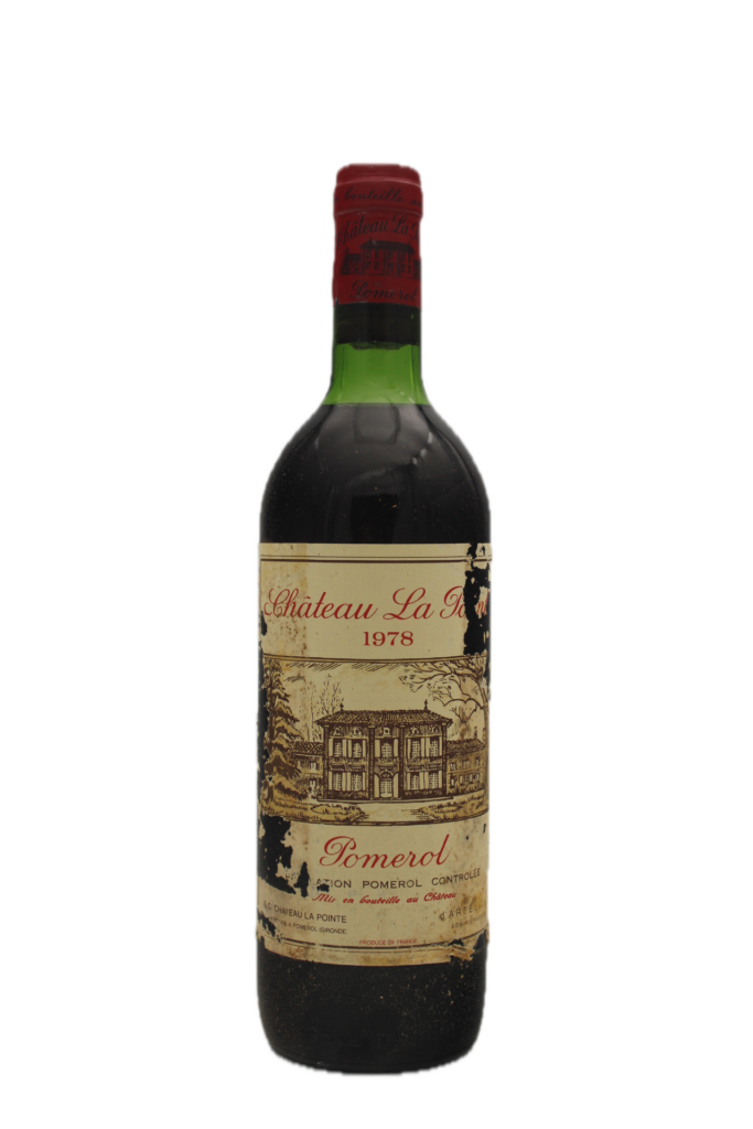 Château La Pointe 1978 Damaged Label