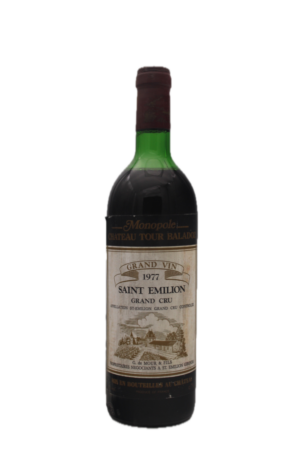 Monopole Château Tour Baladoz - Saint-Emilion Grand Cru 1977
