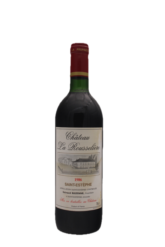 Chateau La Rousseliere - Saint estephe 1986