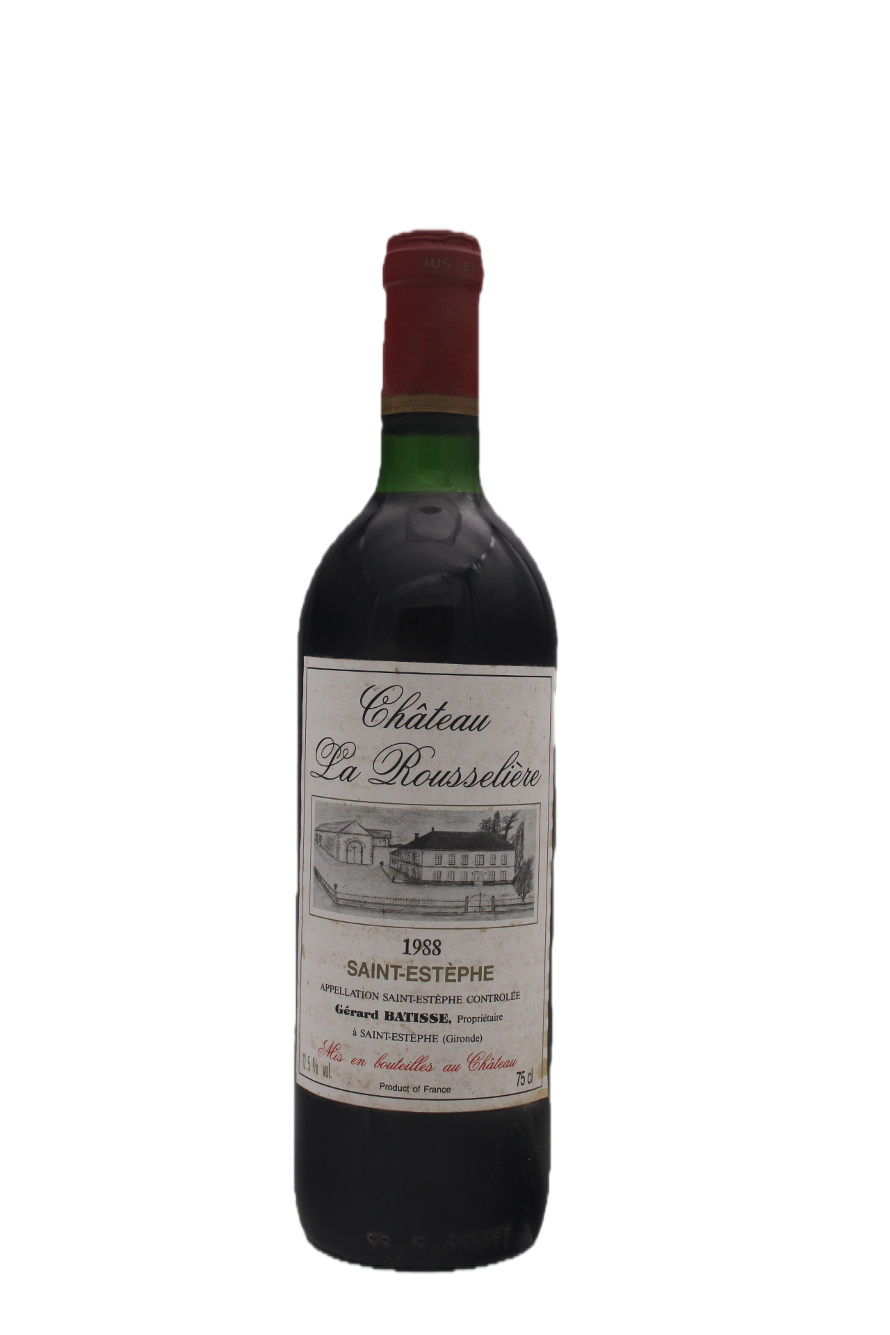 Chateau La Rousseliere - Saint estephe 1988