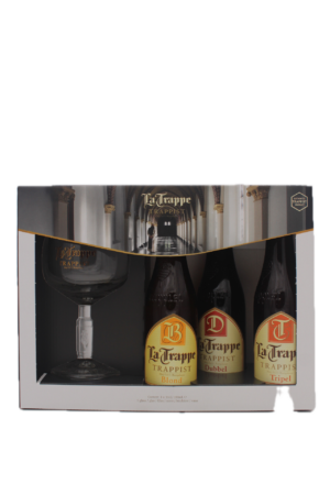 La Trappe - Giftbox 3 flessen 33cl + glas