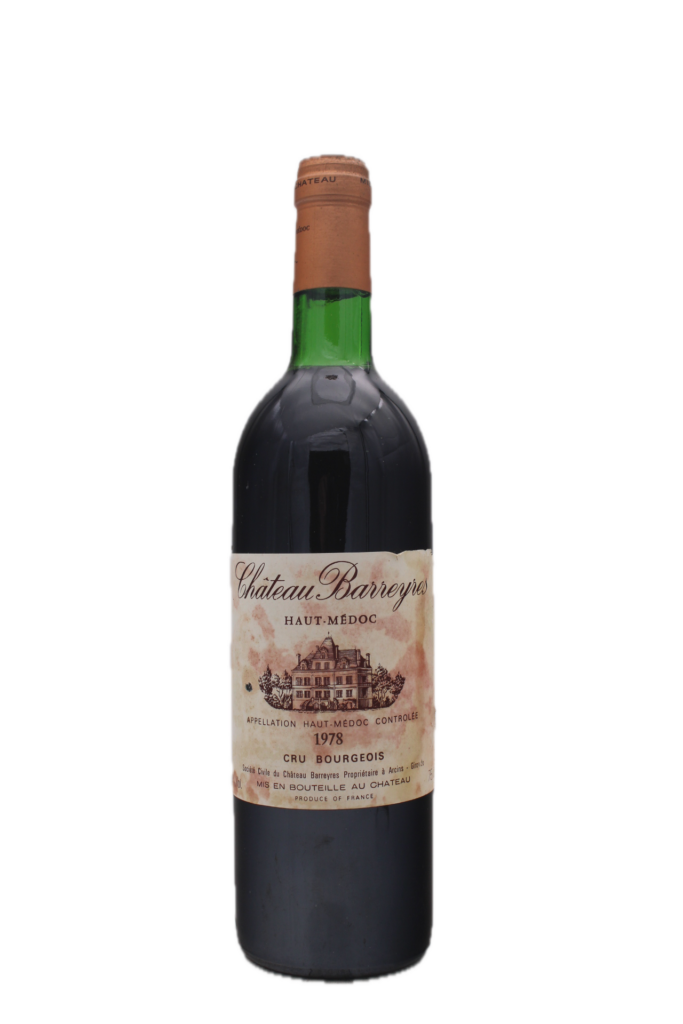 Château Barreyres 1978 (Slightly Stained Label)