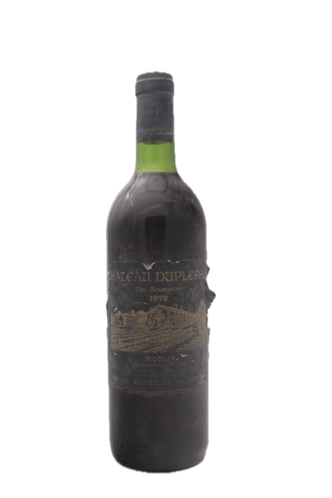 Château Duplessis 1979 (slightly damaged label)