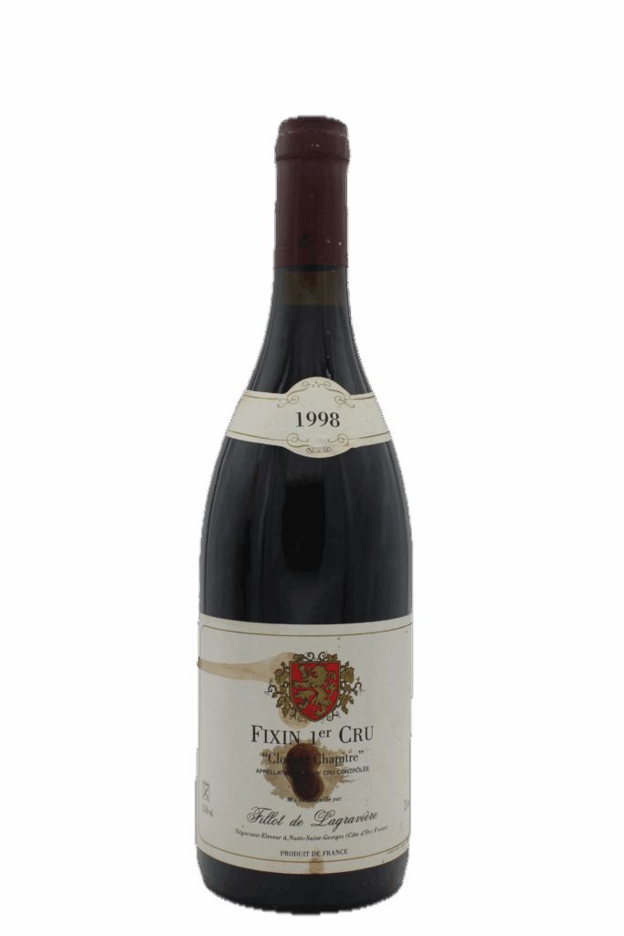 Fillot de Lagravière - Fixin 1er Cru "Clos du Chapitre" 1998 (Stained Label)