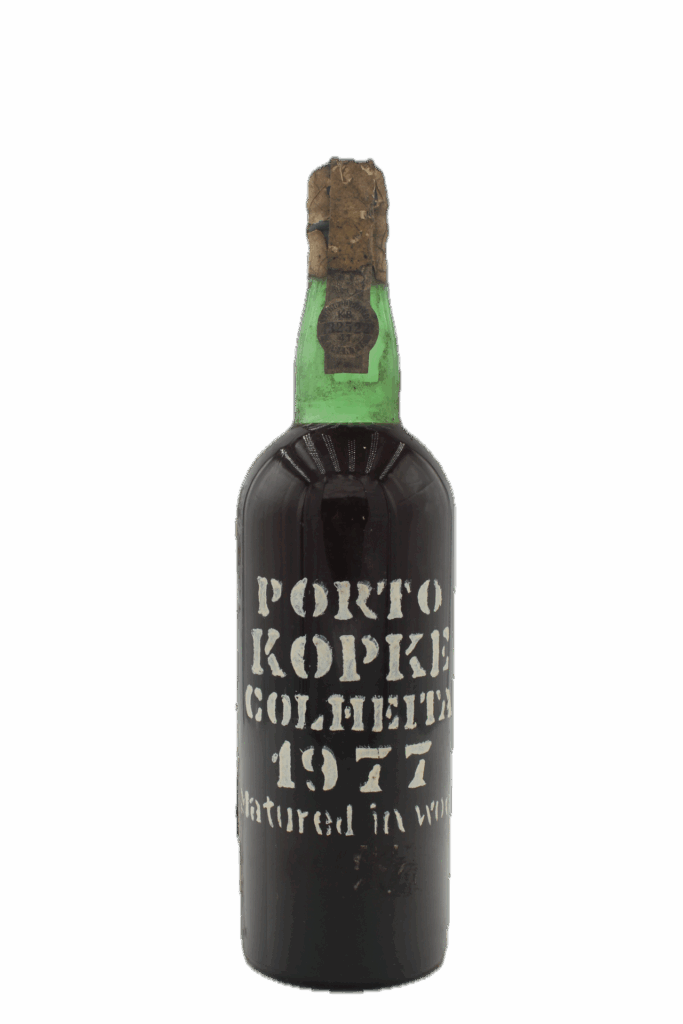 Kopke - Colheita Port 1977 (Gebotteld in 1985) Broken wax capsule