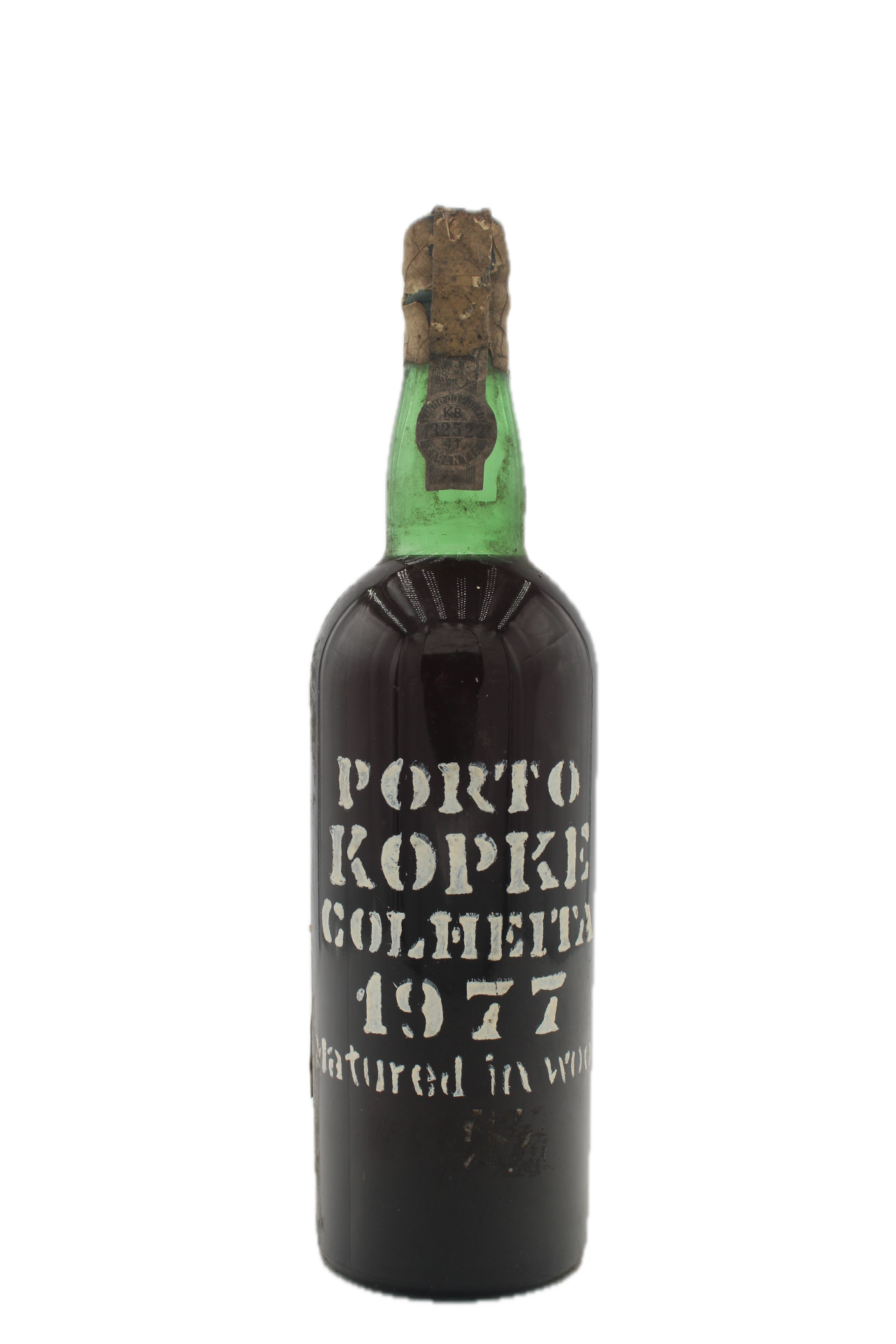 Kopke - Colheita Port 1977 (Gebotteld in 1985) Broken wax capsule