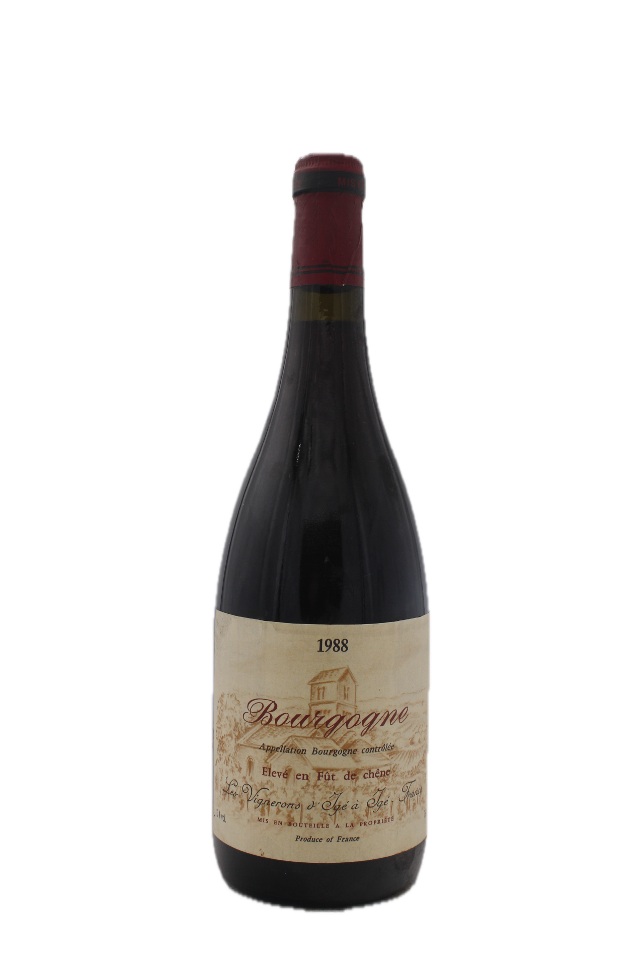 La Vignerons d'Ige a Ige -Bourgogne Fut de Chene 1988