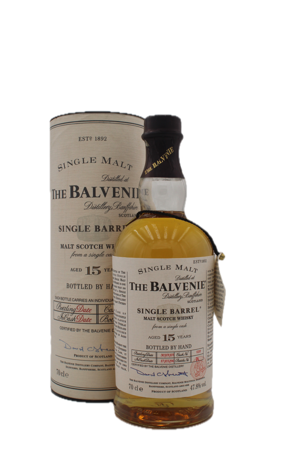 Balvenie - 15 Years Single Barrel 1990 (Batch 8211)