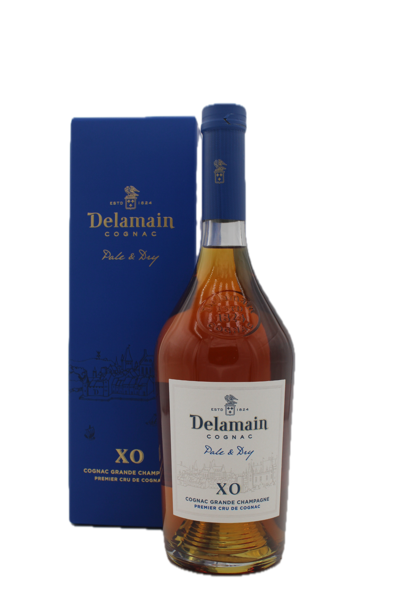 Delamain Cognac Pale & Dry X.O. in geschenkdoos 0,7L
