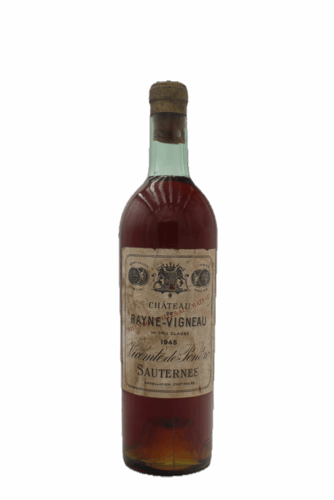 Chateau Rayne Vigneau - Sauternes 1er Cru Classe 1945