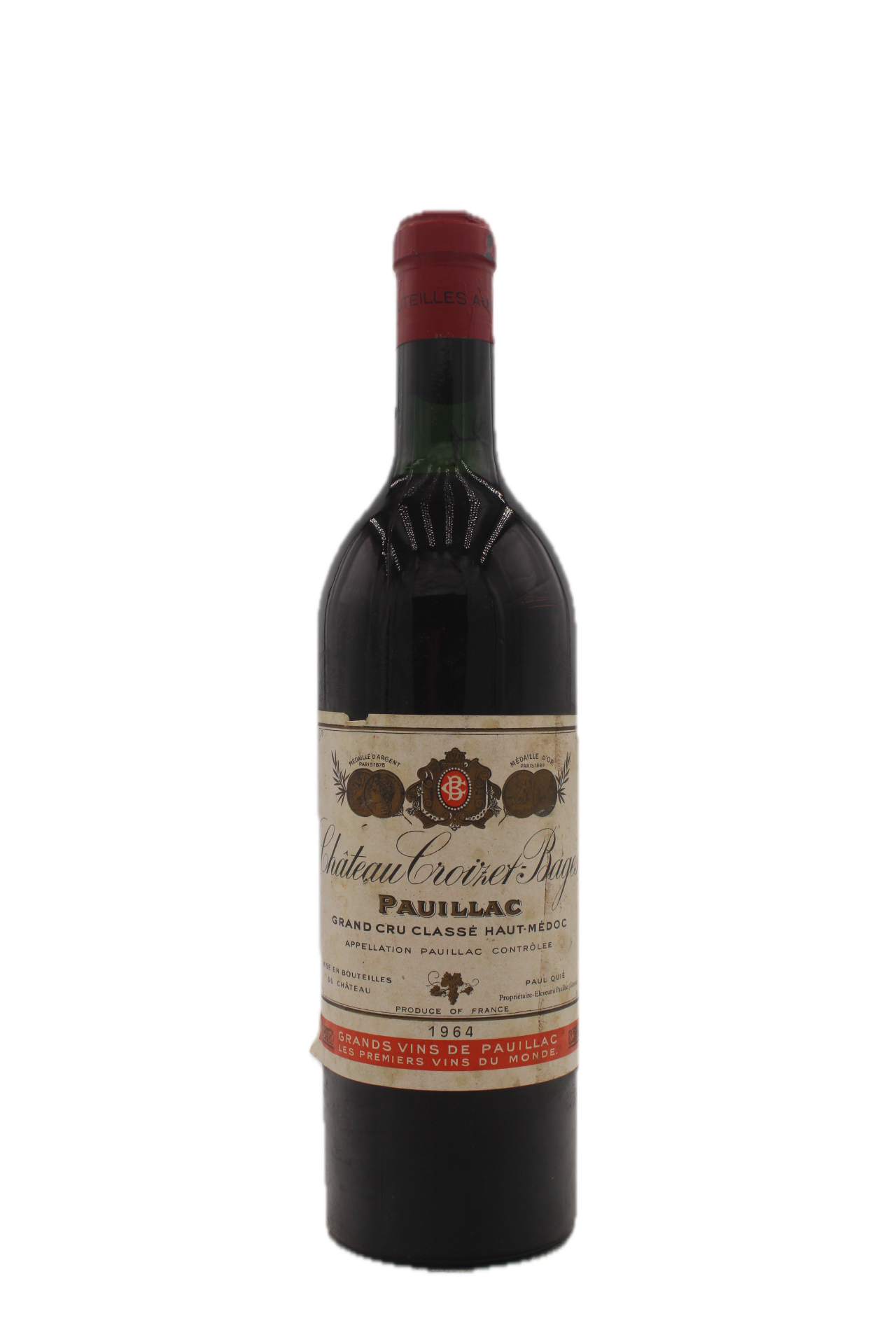 Château Croizet Bages Grand Cru Classe 1964