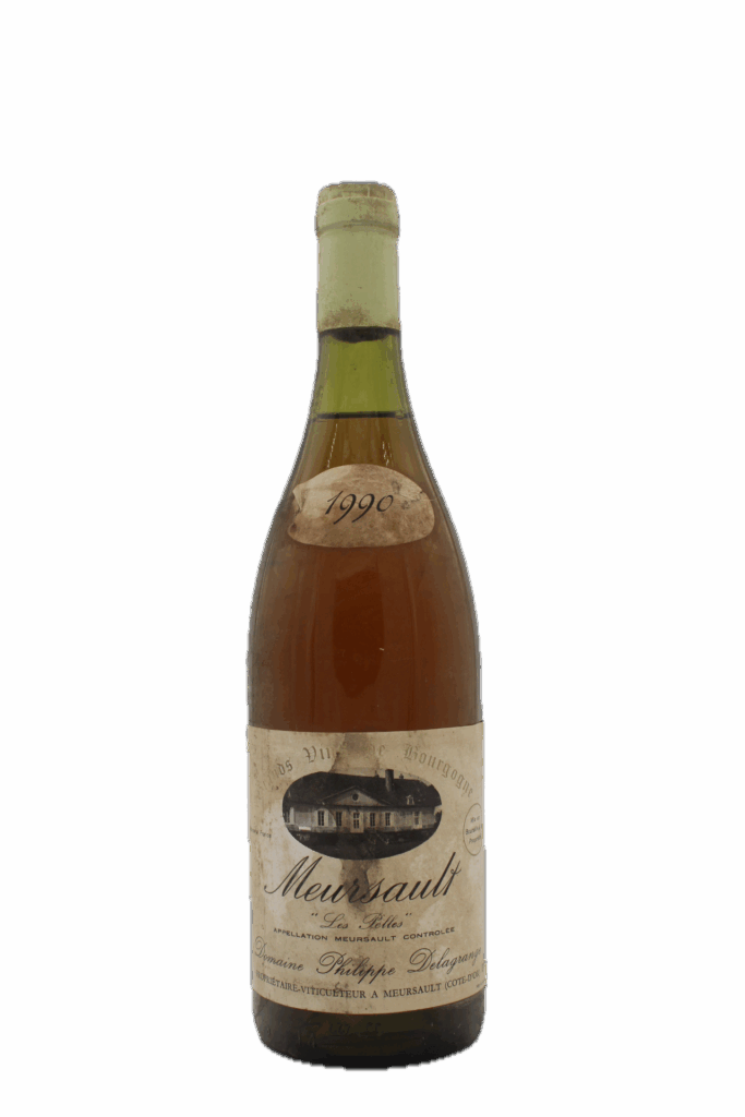 Domaine Philppe Delagrange - Meursault "Les Pelles 1990" (Stained Label)