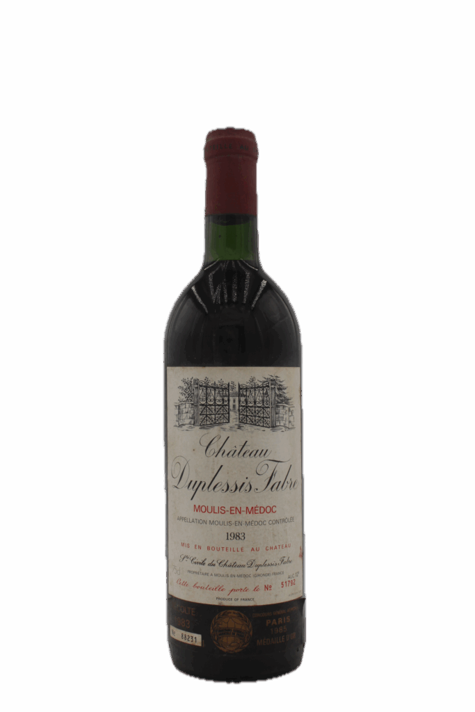 Chateau Duplessis Fabre 1983