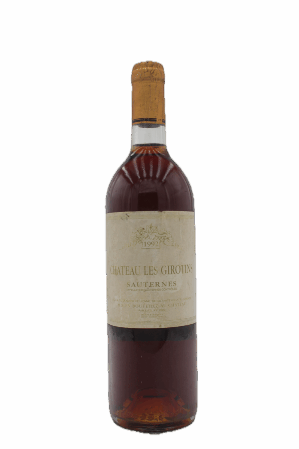 Chateau Les Girotins Sauternes 1992