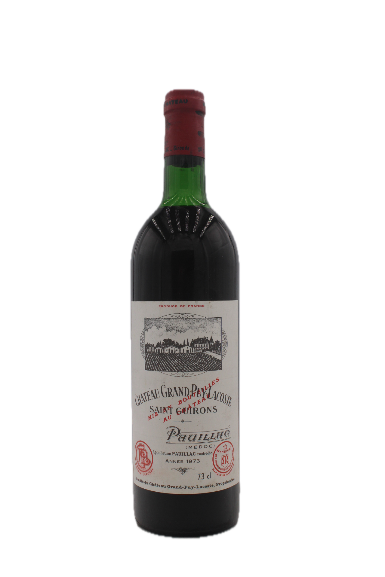 Château Grand Puy Lacoste 1973
