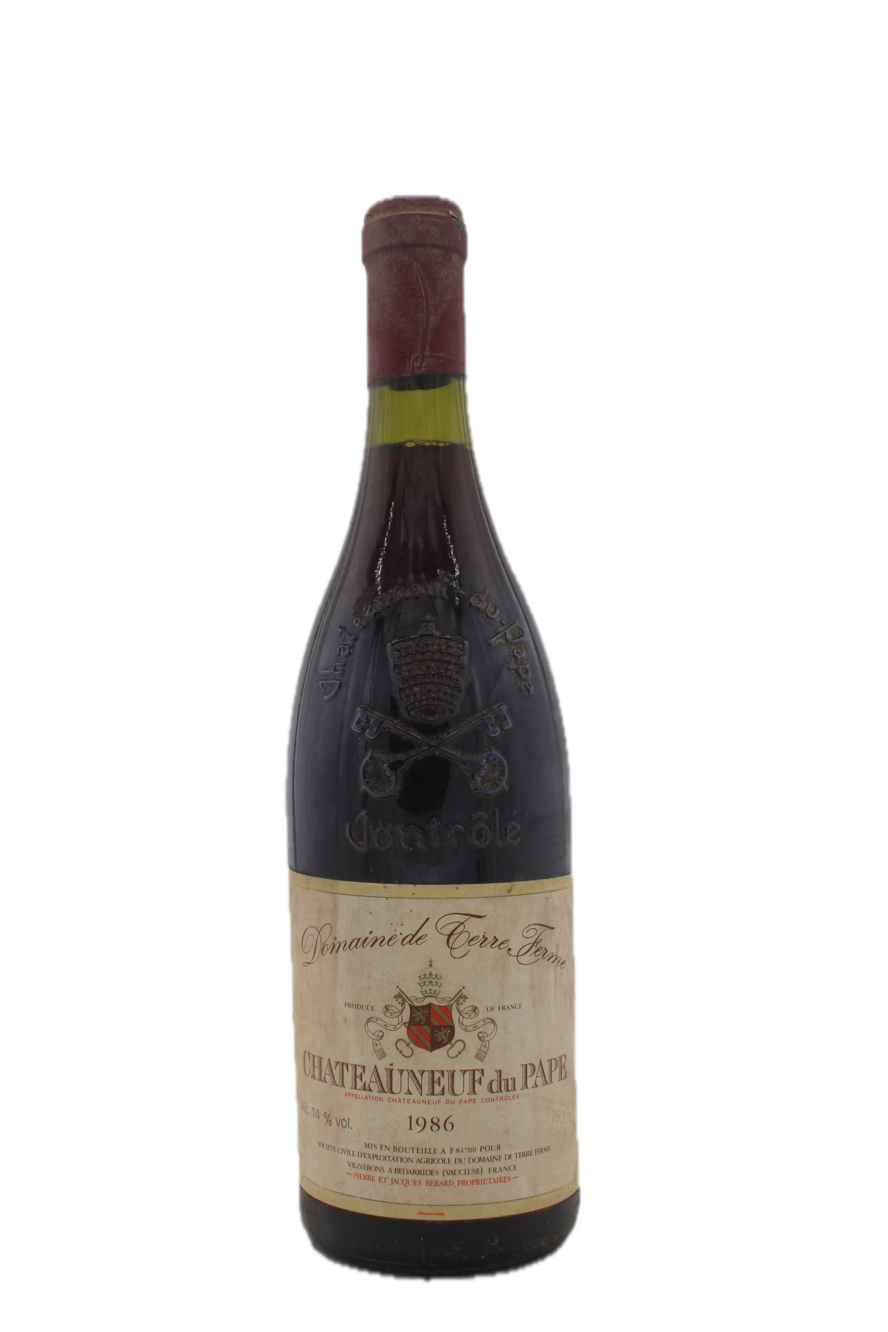 Domaine Terre Ferme - Chateauneuf du Pape 1986