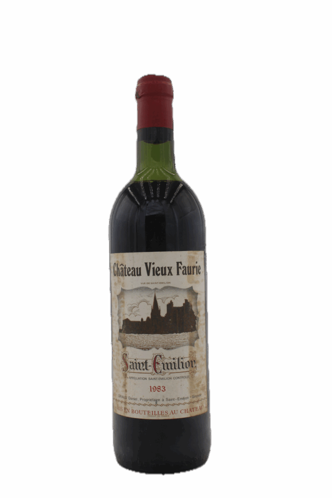 Chateau Vieux Faurie 1983 (Stained Label)