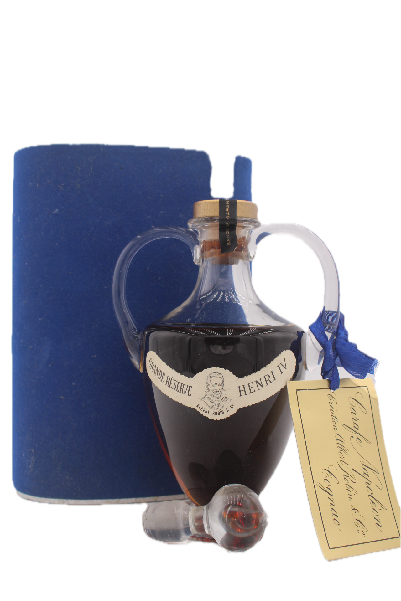 Albert Robin - Cognac Grande Reserve Henri IV (Very Rare1960's Napoleon Carafe)