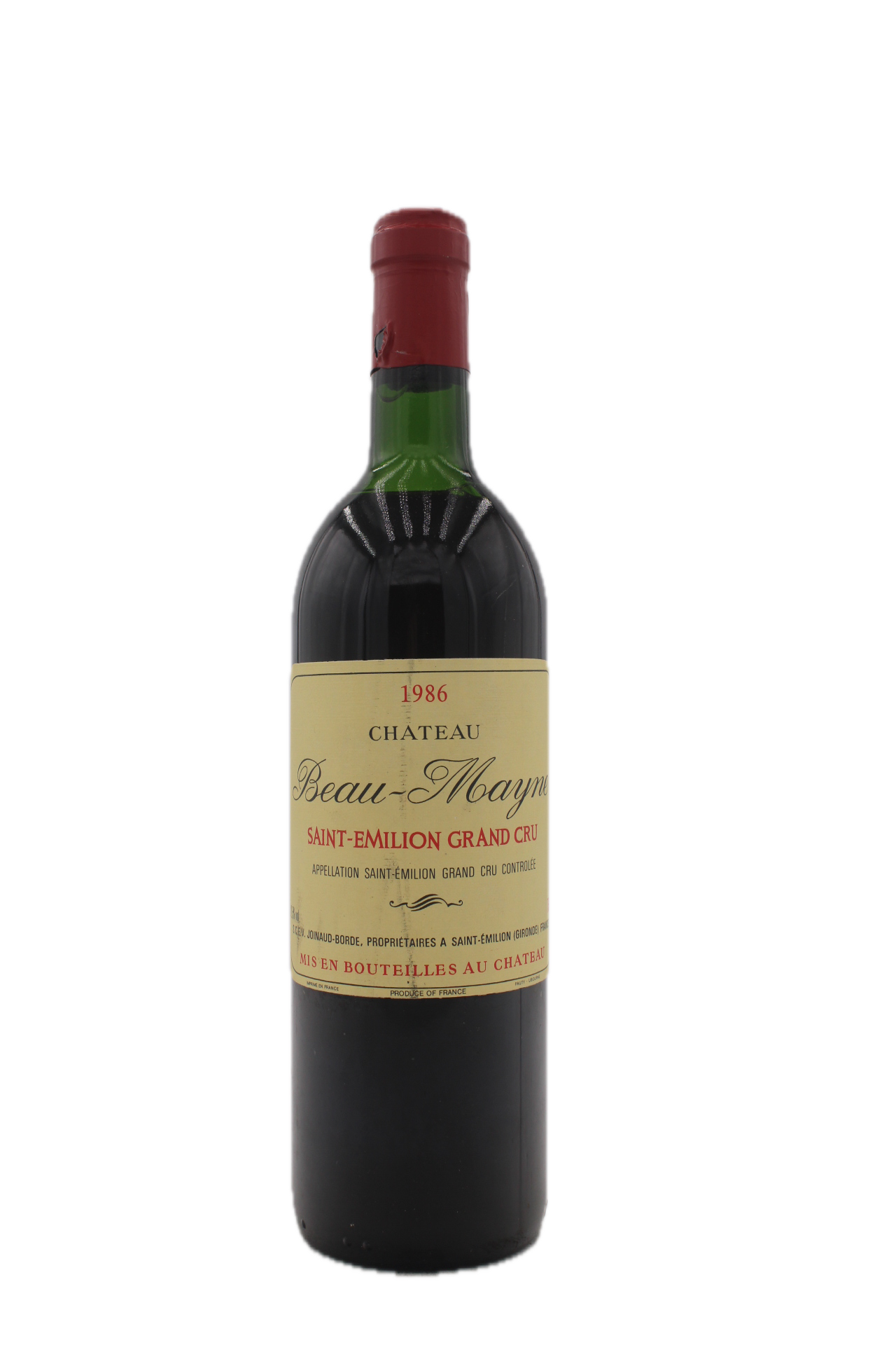 Château Beau Mayne - Saint Emilion Grand Cru 1986