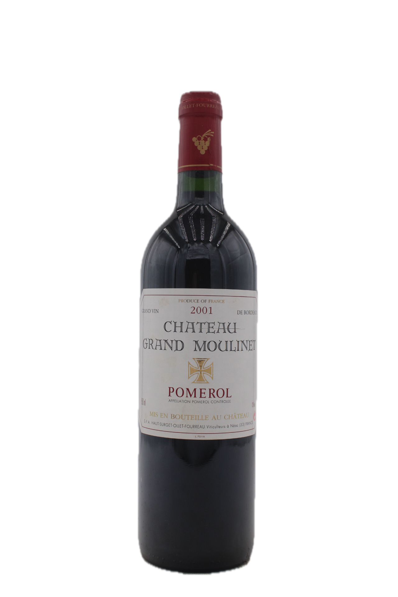 Château Grand Moulinet - Pomerol 2001