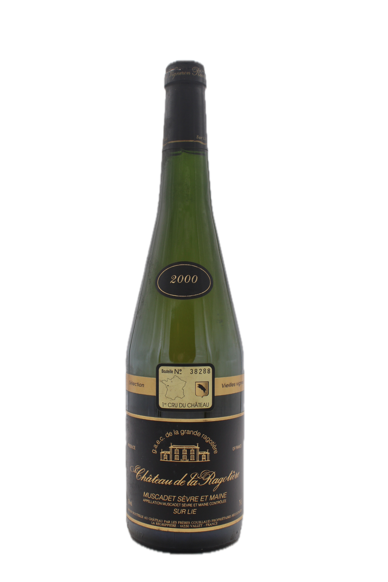 Chateau de la Ragotiere - Muscadet Sevre et Maine sur Lie 1er Cru 2000