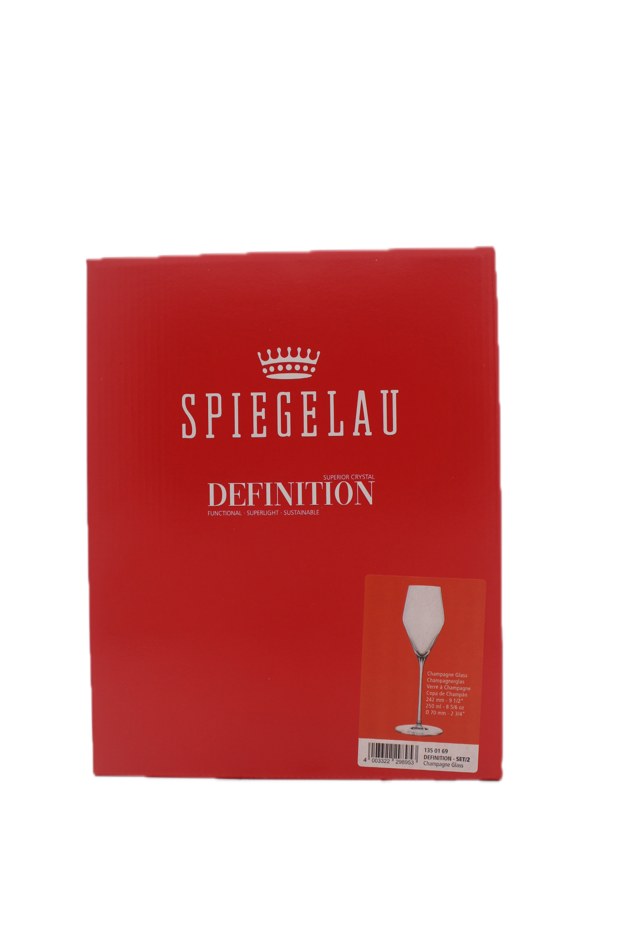 Spiegelau Definition Champagne | 2 glazen