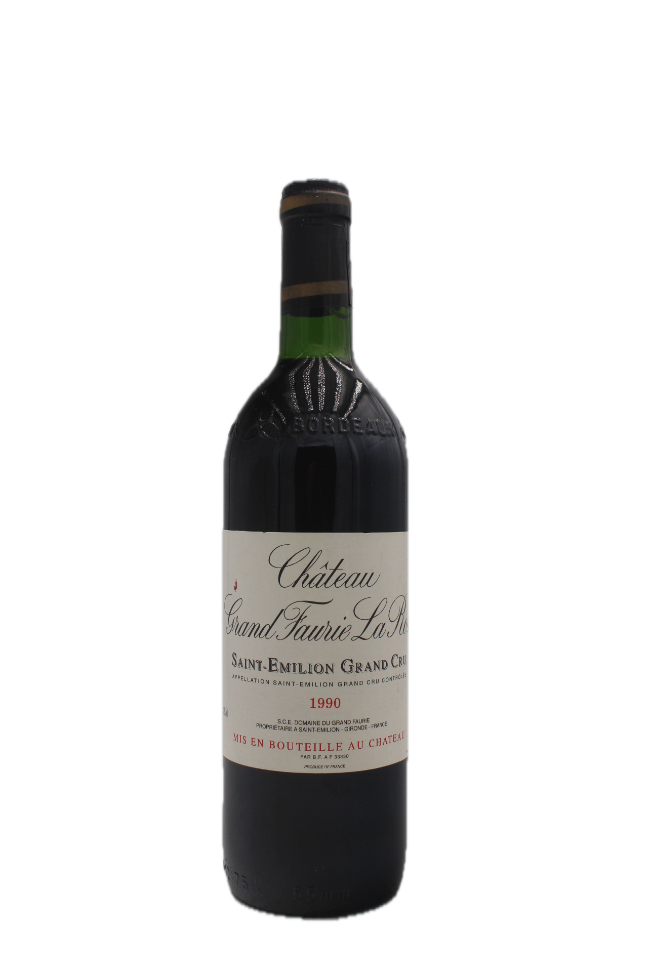 Château Grand Faurie la Rose - Saint Emilion Grand Cru 1990