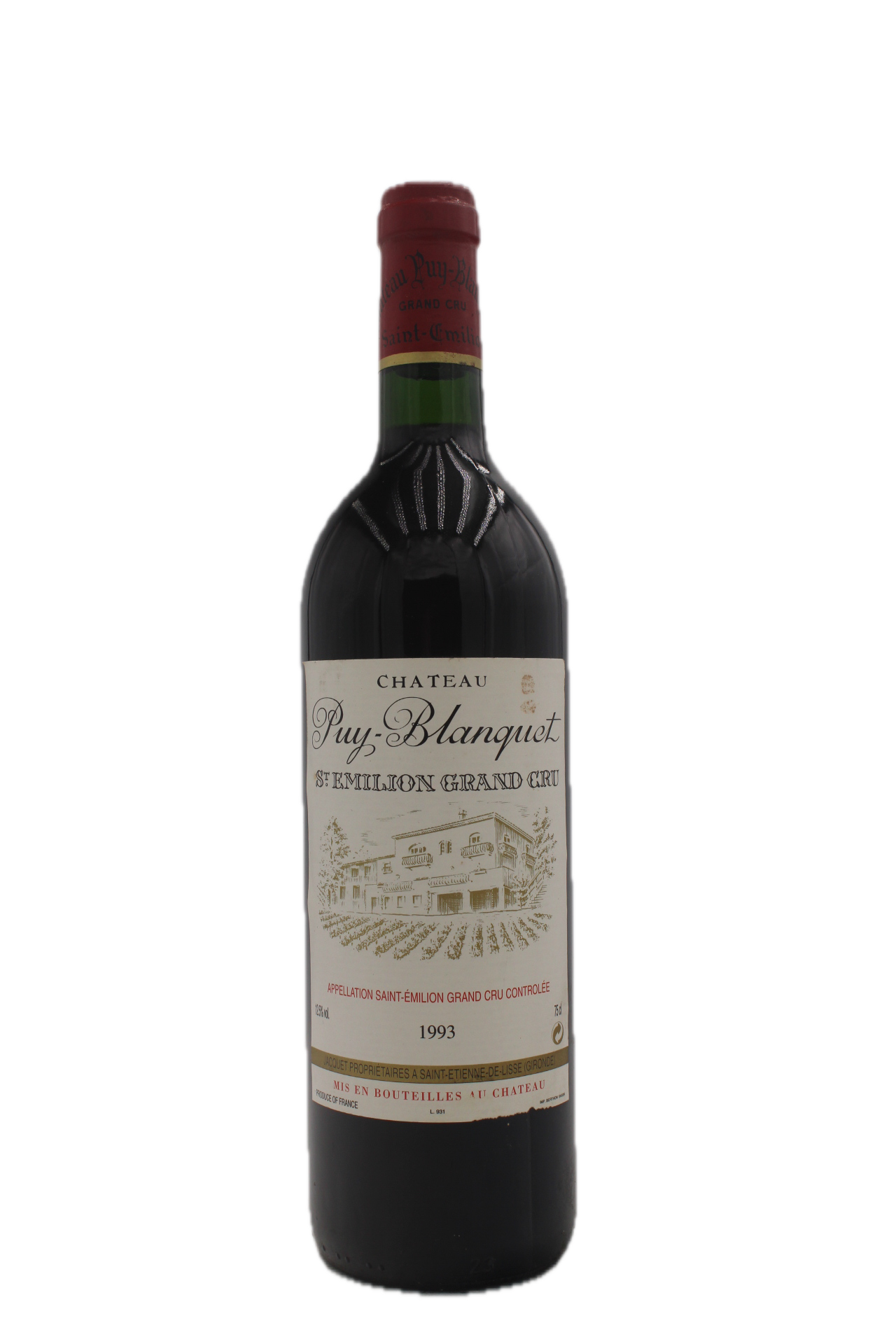 Château Puy-Blanquet - Saint Emilion Grand Cru 1993