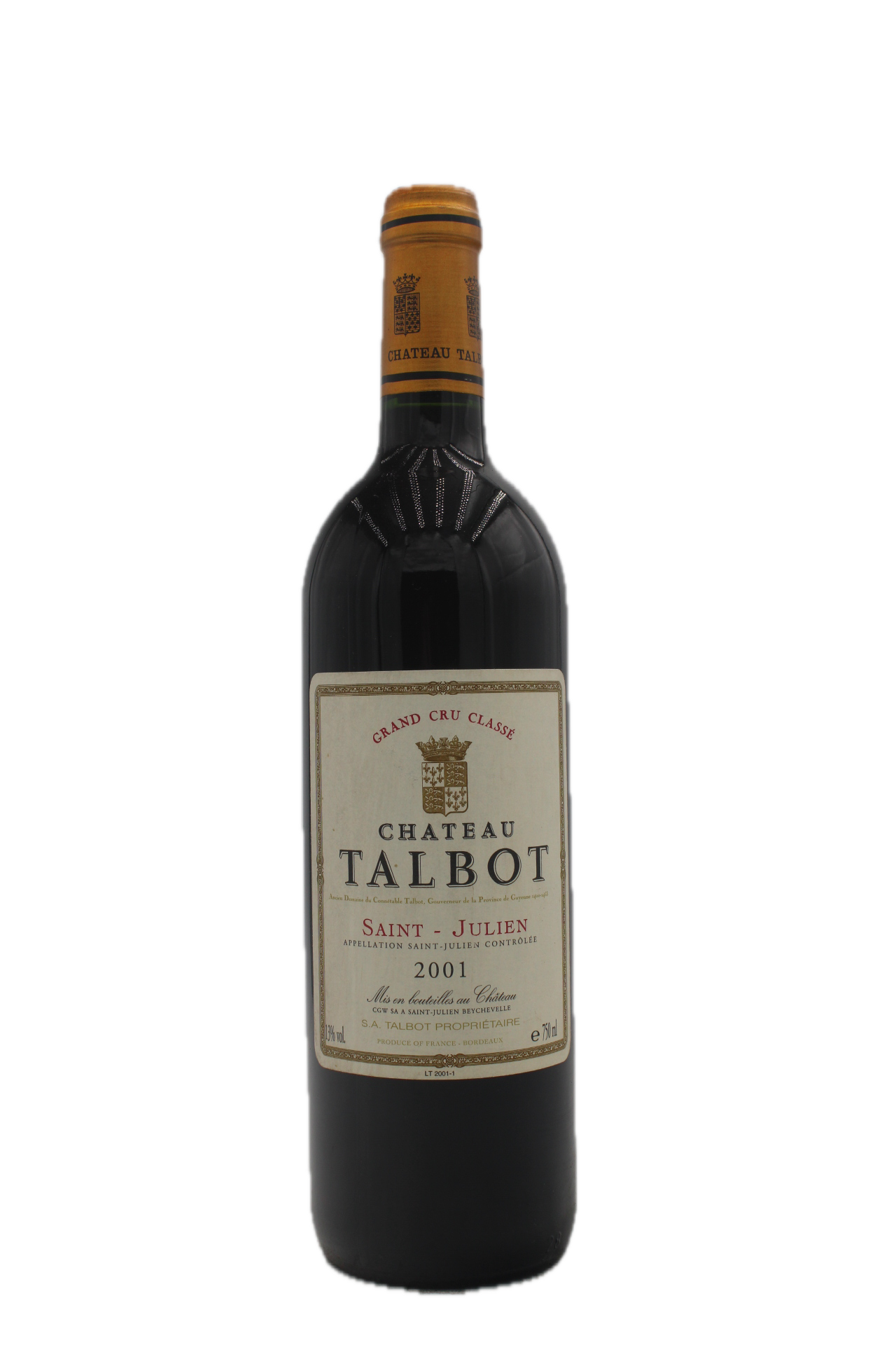 Chateau Talbot - Saint-Julien Grand Cru Classé 2001