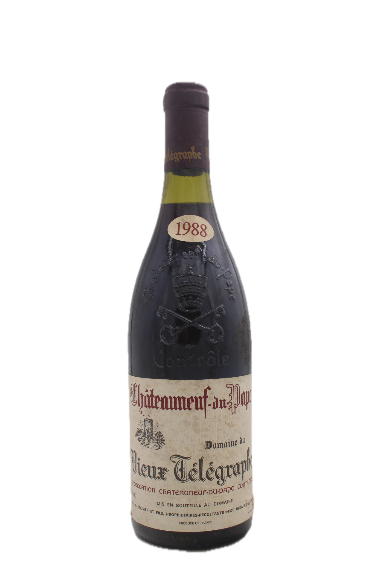 Famille Brunier - Vieux Télégraphe Châteauneuf-du-Pape Rouge 1988