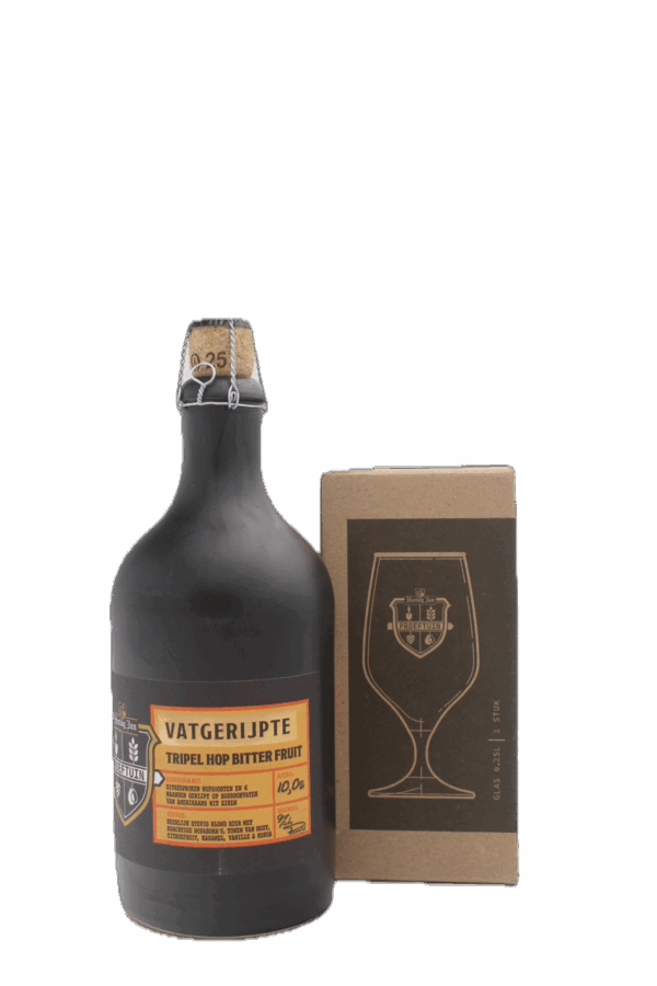 Hertog Jan Proeftuin Vatgerijpte Tripel Hop Bitter Fruit met Glas