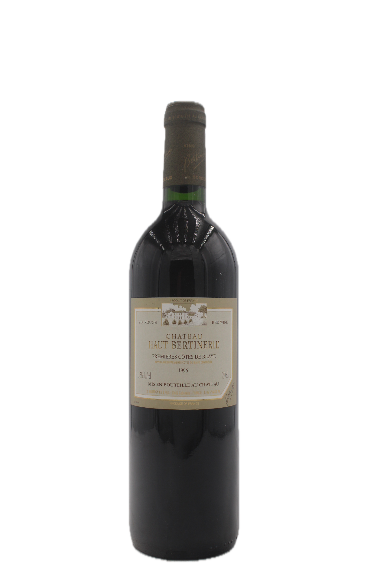 Château Haut Bertinerie 1996