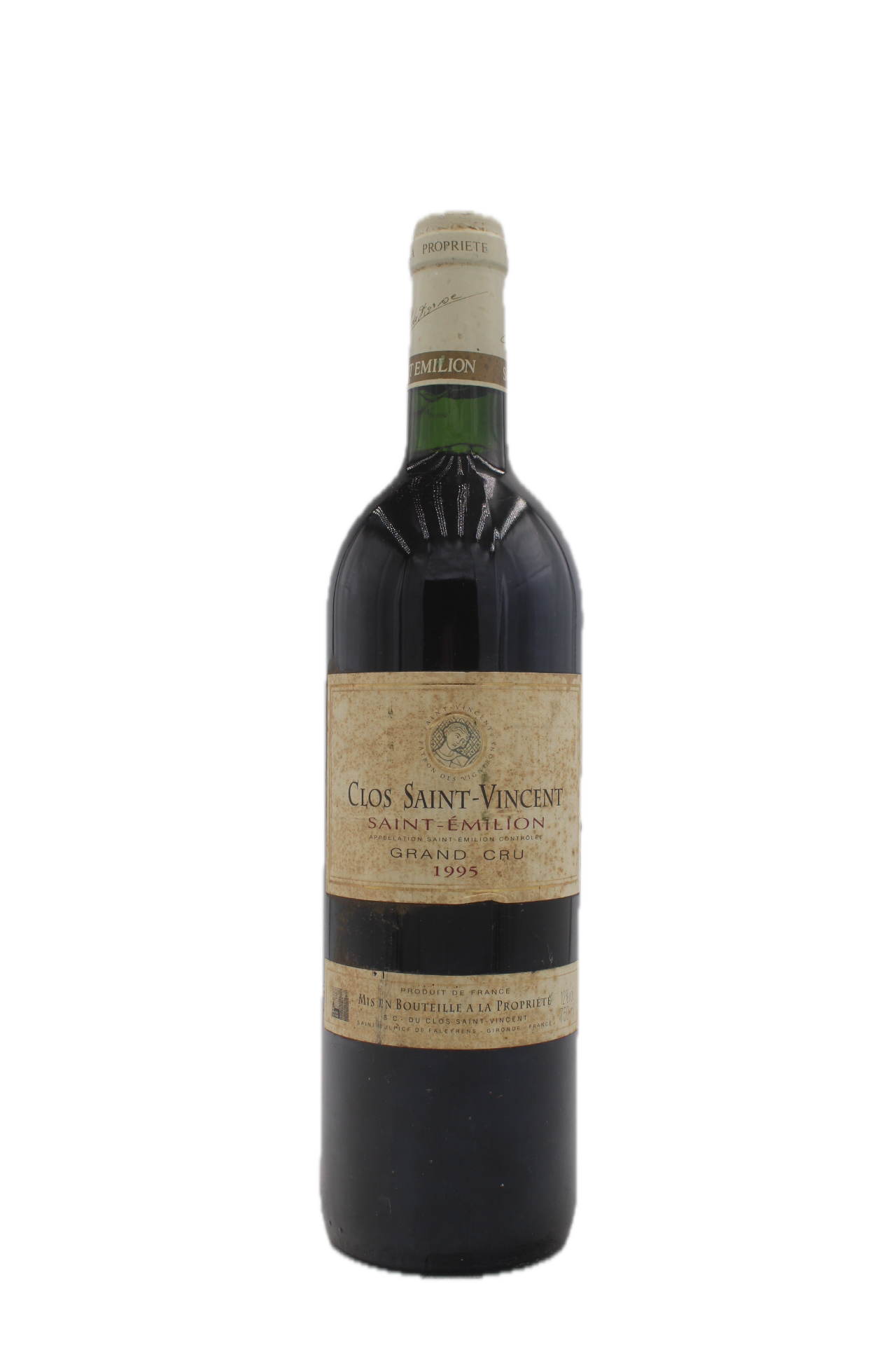 Clos Saint Vincent - Saint Emilion Grand Cru 1995