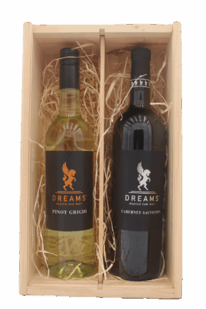 Dreams, Heaven Can Wait - Pinot Grigio en Cabernet Sauvignon in Geschenkkist