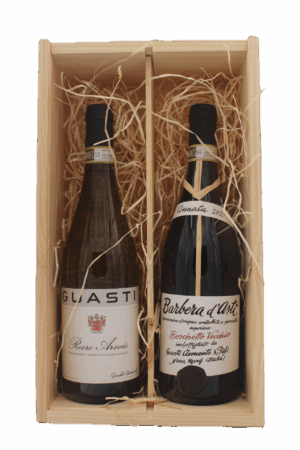 Guasti Clemente - Barbera d'Asti Boschetto Vecchio en Roero Arneis in Geschenkkist