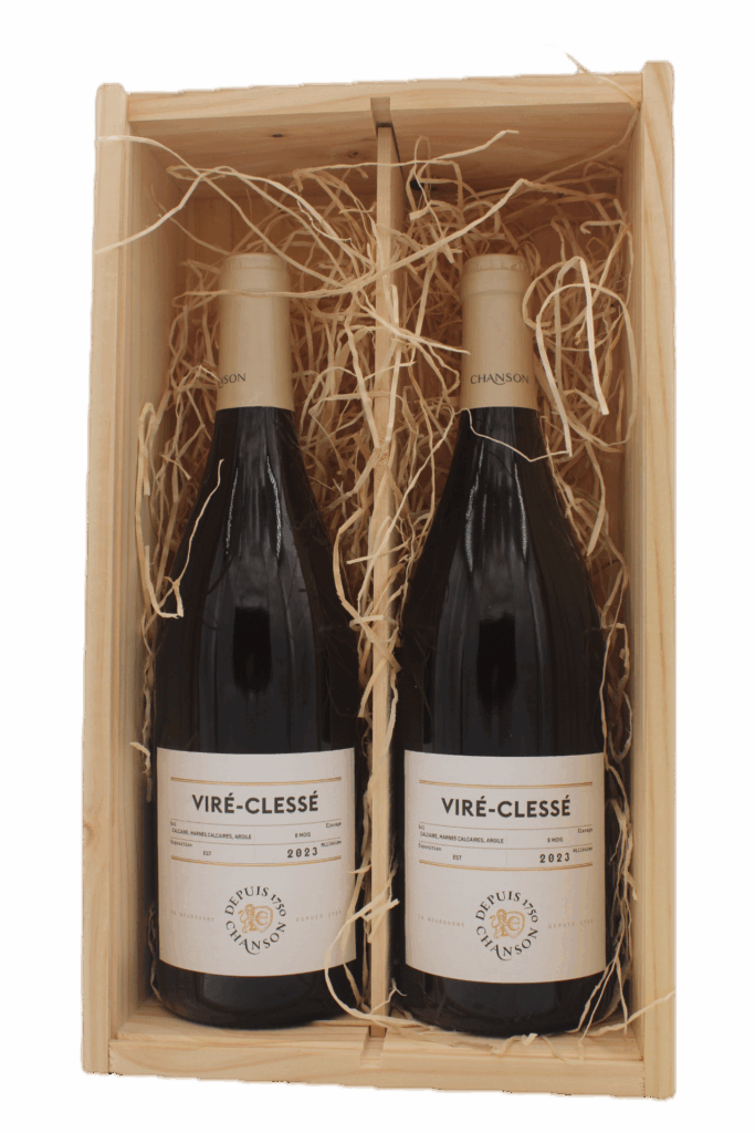 Domaine Chanson - 2 Flessen Viré Clessé in Geschenkkist