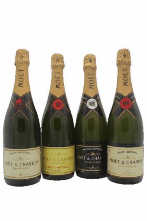 Moët & Chandon Champagne - 4x Oude Botteling