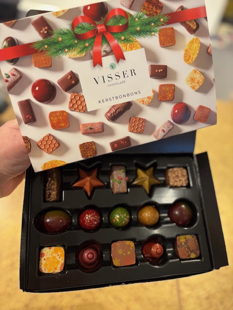 Kerstbonbons van Visser Chocolade