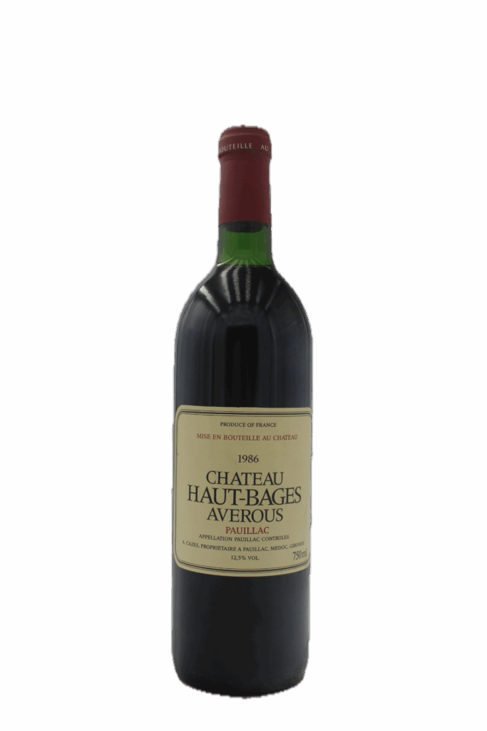 Château Haut Bages Averous - Pauillac 1986