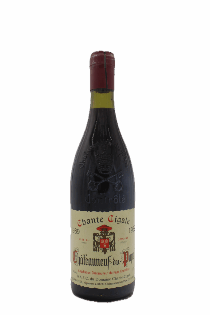 Domaine Chante Cigale - Chateauneuf du Pape 1989 (broken capsule)