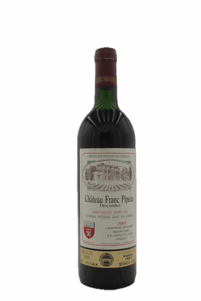 Château Franc Pipeau - Saint Emilion Grand Cru 1985