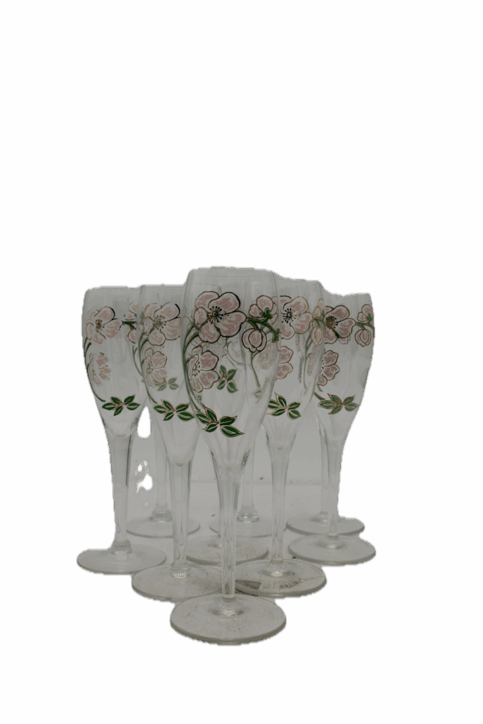 Perrier Jouët Champagneglazen | 9 glazen